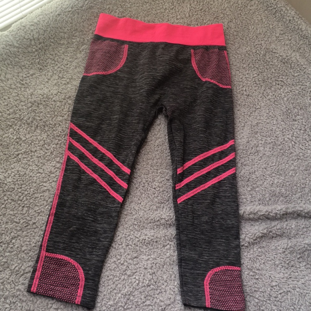 #2 Workout Tights (Pink & Grey)